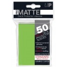 Ultra Pro Standard Card Sleeves Pro-Matte Lime Green Standard (50ct) Standard Size Card Sleeves